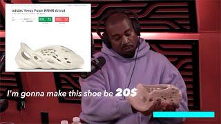 KANYE WEST WANTS TO MAKE YEEZYS CHEAP // YEEZY DESIGN