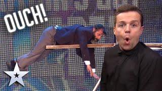 Modern-day Charlie Chaplin brings BIG LOLs with slapstick comedy routine | Audition | BGT Series 9