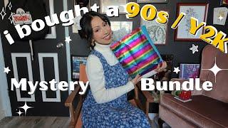 STYLING a 90s Y2K MYSTERY BUNDLE  THRIFTMAS DAY 6! #thriftedfashion