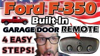 Ford F-350 HOMELINK Garage Door Opener Programming #ford