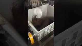 FIRED TIRE TYRE WIRE STEEL SHREDDER FOR MELTING