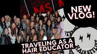 TRAVELING AS A HAIR EDUCATOR | THE LIMITLESS TOUR WITH MICHELLE SENOUR