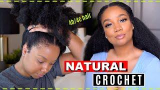 PROTECTIVE STYLE: 4B /4C NATURAL HAIR CROCHET | SNG NATURE'S TOUCH