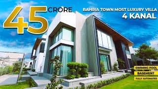 4 Kanal Most Luxurious Villa for sale in Bahria Town Lahore