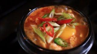 순두부찌개 만들기 : Sundubu-jjigae recipe/Soft tofu stew