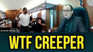 Huge creeper goes before Judge Fleischer