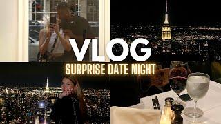 NYC vlog  surprising my boyfriend with a fun date night in NYC! The Edge + Keens Steakhouse ️