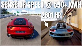 Crazy 593KMH in Test Drive Unlimited Solar Crown (FASTEST CARS) + Do Upgrades Change the Sounds?