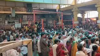 Gangnapur temple real video when palkhi enter's  see how the possessed women's starts 