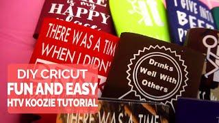 DIY Cricut Fun and Easy Koozie Tutorial