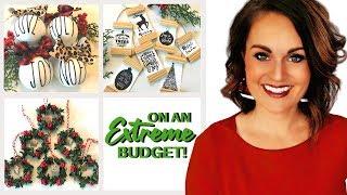 What?! 10 Cent Farmhouse Christmas Ornaments! DIY DECOR