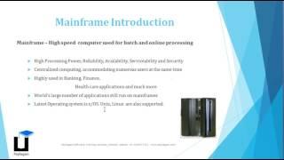 Mainframe Introduction - Payilagam - Mainframe Training in Chennai