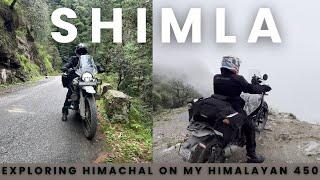 Shimla In Monsoon  #himalayan450 #royalenfield