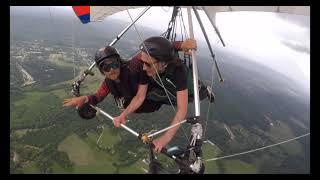 Linda LeClair Hang Gliding at Lookout Mountain Flight Park