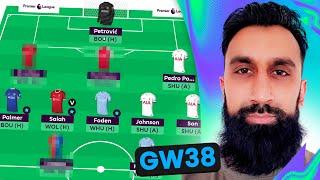 SALAH IN!  | FPL Salah's Team Reveal | Gameweek 38 | Fantasy Premier League 2023/24