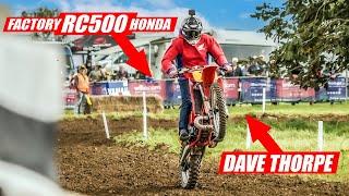 500cc World Champion Rides Factory RC500 at Iconic Track!