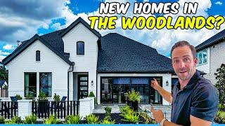 We FOUND Brand New Houston Texas Homes INSIDE The Woodlands TX!