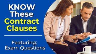 Types of Clauses - Real Estate Exam Prep