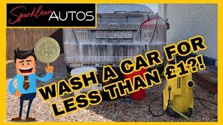 Wash A Car For Less Than 60p ?!?! #carcare #cardetailing #carwash