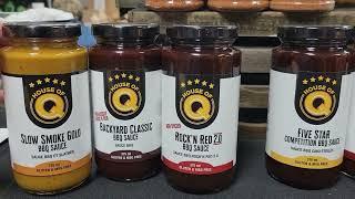 Tangy or sweet? Descriptions for each of the SIX BBQ sauces from House of Q.