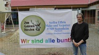 Schmierereien  im Wildpark Schweinfurt