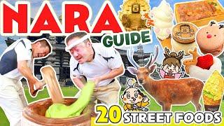 Nara Japan Street Food / Things to do in Nara (Deer Park, Mochi) Travel Vlog