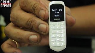 The Worlds Smallest Mobile Phone - DOES IT WORK FAM? | Grime Report Tv