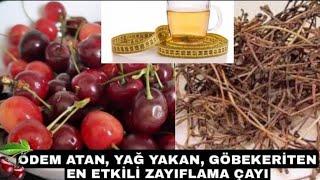 MUCİZE KİRAZ SAPI ÇAYI/YAĞ YAKAN GÖBEK ERİTEN ÖDEM ATTIRAN ZAYIFLAMA ÇAYI TARİFİ/10 GÜNDE 5 KİLO VER