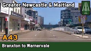 Driving through Greater Newcastle and Maitland - A43 New England Hwy, Pacific Hwy [4K]