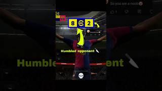 Humbled opponent|(8-2)|efootball 25 #efootball #pes #gaming #neymar #football