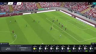 First look at FM23 gameplay full match England versus Spain