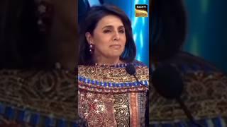 Performance देख कर Neetu Kapoorहुई खुश #trending.              # IndianIdol12 #shorts