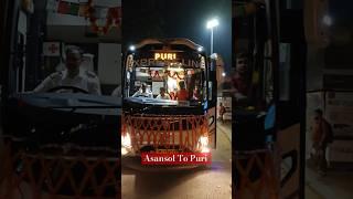 ASANSOL To PURI Volvo Bus Started || Expressline Bus Service || #volvo #travel #trending #viralvideo