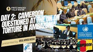 Day 2 of Cameroon Testifying at UN on Torture in Ambazonia