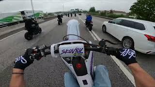 RIDEOUT WITH 400 SUPERMOTOS?!