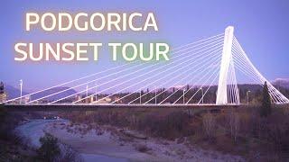  Podgorica After Sunset | 4K Walking Tour in Montenegro