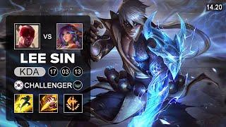 Lee Sin vs Lillia Jungle - KR Challenger - Patch 14.20 Season 14