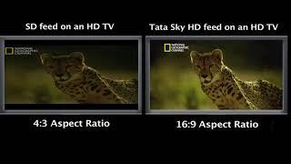 Comparison HD vs SD