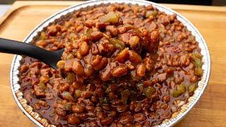 Learn how to easily load up your baked beans for the best 4th of July bbq side!