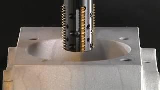 【スゴイ加工動画】VARGUS VARDEX MiTM   Multi Flute Indexable Thread Milling for Fast Machining