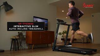 Interactive Slim Auto Incline Treadmill | SF-T722022