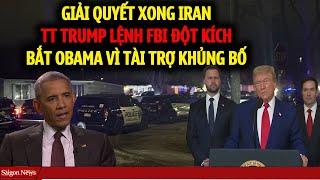 FBI NHẬN MẬT LỆNH TT TRUMP CÒNG TAY OBAMA ÁP TẢI VỀ BỘ TƯ PHÁP TRA HỎI 150TỶ $ TÀI TRỢ KHỦNG BỐ IRAN