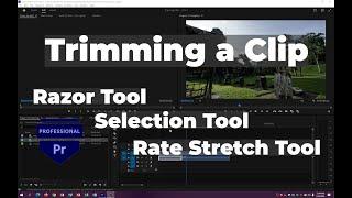 Adobe Premiere Pro: Trimming a Clip