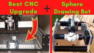 My Favorite CNC Upgrade and Sphere-o-bot eggbot style Drawing Robot Build