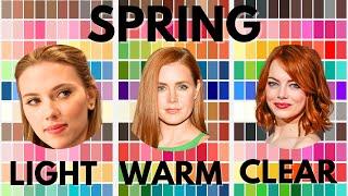 Discover The Spring Palette: Light, Warm, or Clear? Learn the Best Fit!