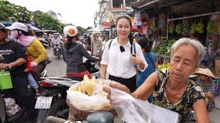 Đông vui chưa từng có tại Chợ Quê Phường B Châu Đốc với nhiều món ăn ngon | DU LỊCH ẨM THỰC #661