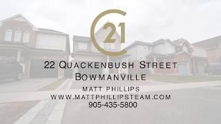 Low Commission Bowmanville | 22 Quackenbush Street Bowmanville (SOLD)