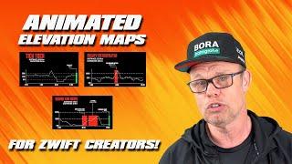 Enhance Your Zwift Videos with Animated Elevation Maps for YouTube Creators and Streamers!