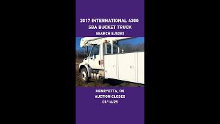 2017 International 4300 SBA bucket truck | sold on January 16