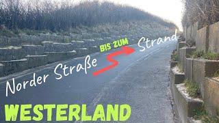 Westerland/Sylt/2022 Mar    (Walking in Norder Straße _ Strand)